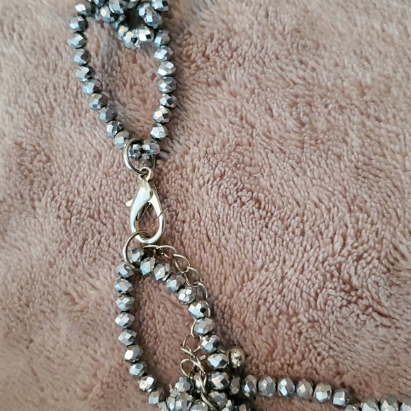 Double 'SPARKLY" beads boho necklace Very Elegant - Picture 8 of 8